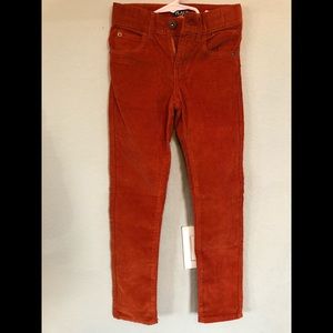 Corduroy burnt orange pants 7 slim